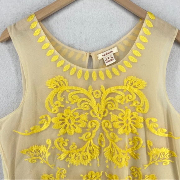 Sundance Women’s “Solstice” Tank Top, Yellow, XL - Picture 2 of 6